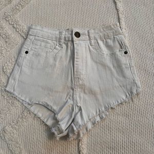 Highwaisted Jean shorts